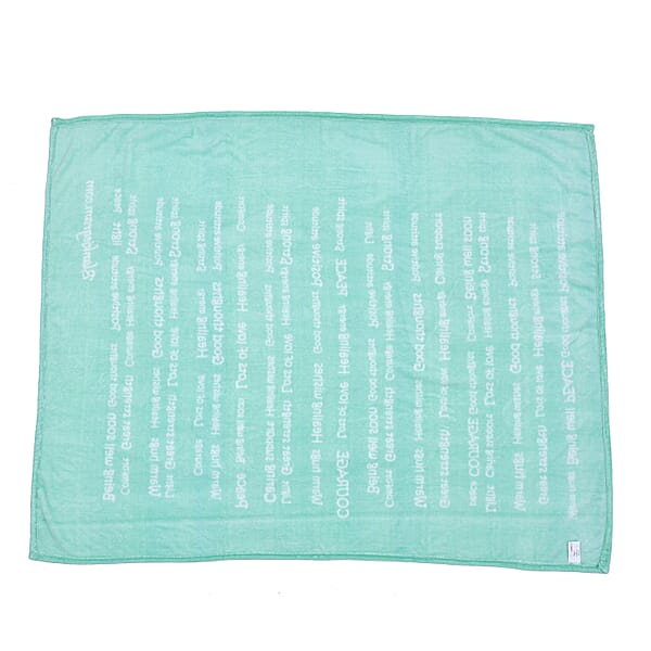 Shop Lc Homesmart Green Best Friend Message Printed Flannel Blanket Soft Blanket Bed Throws Cozy Blanket Throw Blanket