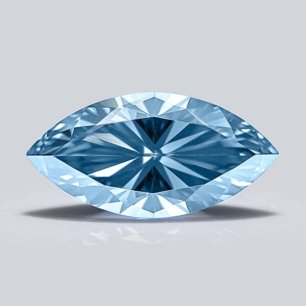 Shop Lc IGI Certified Luxuriant Lab Grown Blue Diamond (VS2) (Mrq Mix Mix) 2.00 Ctw