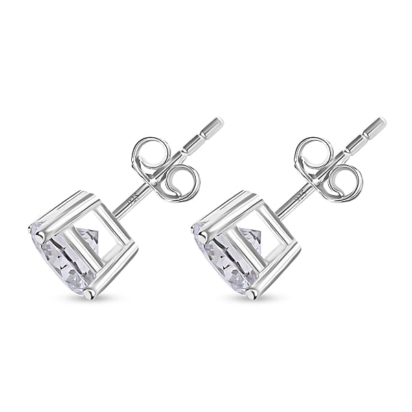 Shop Lc IGI Certified Luxuriant Lab Grown Diamond E-F VS 1.00 Ctw Stud Earrings In Platinum Over Sterling Silver