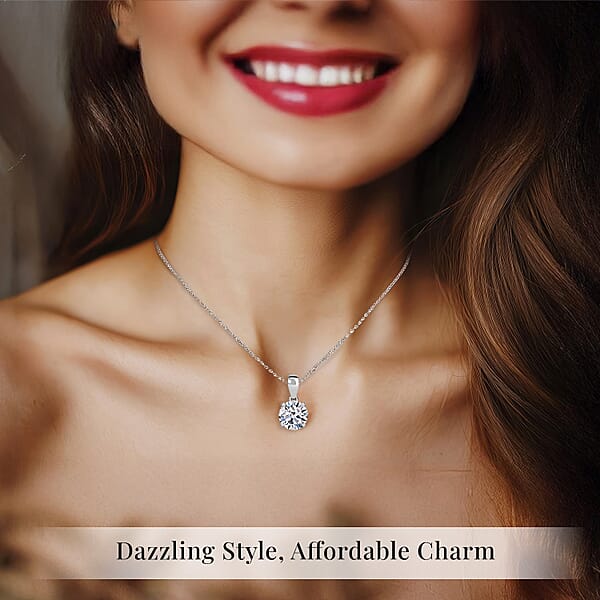 Shop Lc IGI Certified Luxuriant Lab Grown Diamond E-F VS 2.00 Ctw Pendant Necklace In 950 Platinum 20 Inches (Del. In 8-10 Days)