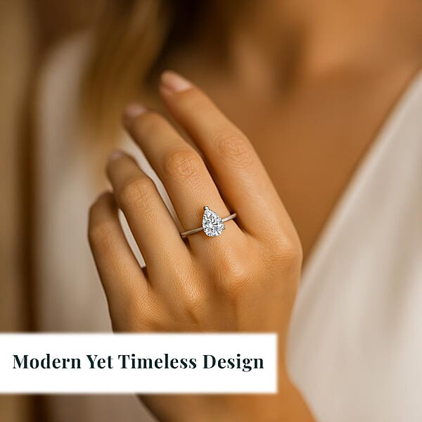 Shop Lc IGI Certified Luxuriant Lab Grown Diamond E-F VS 2.00 Ctw Ring In 14K White Gold (Del. In 10-12 Days)