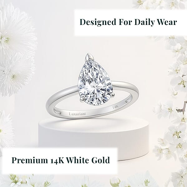Shop Lc IGI Certified Luxuriant Lab Grown Diamond E-F VS 2.00 Ctw Ring In 14K White Gold (Del. In 10-12 Days)