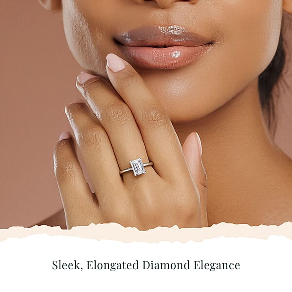 Shop Lc IGI Certified Luxuriant Lab Grown Diamond G VS2 5.00 Ctw Ring In 950 Platinum (Size 8.0) 4.80 Grams