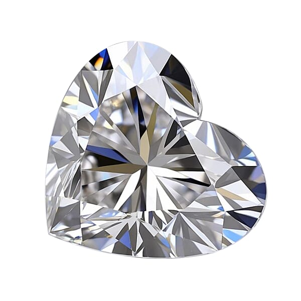 Shop Lc IGI Certified Luxuriant Lab Grown Diamond (Hrt) (E-F VS) 1.02 Ctw