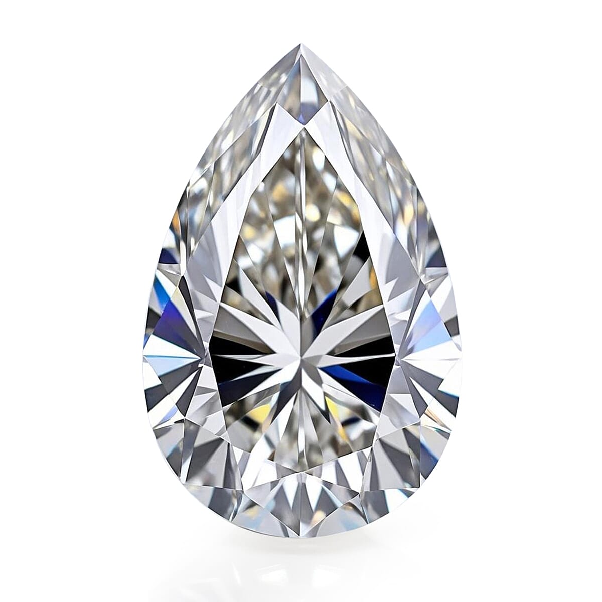 shop lc IGI Certified Luxuriant Lab Grown Diamond (Pear) (G VS2) 4.00 ctw