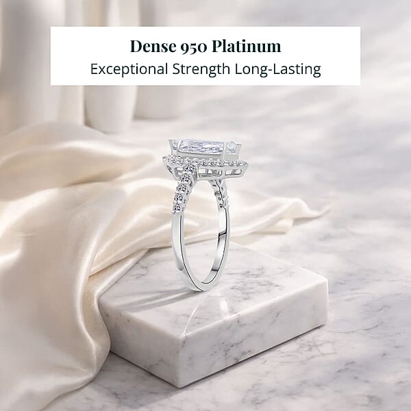 Shop Lc IGI Certified Luxuriant Lab Grown Diamond Ring In 950 Platinum 2.50 Ctw (E-F VS)