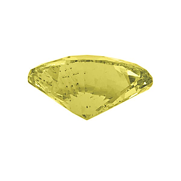 Shop Lc IGI Certified Luxuriant Lab Grown Yellow Diamond (Oval) (VS2) 2.00 Ctw