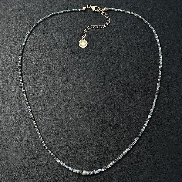 Shop Lc Iliana AAA Narsipatnam Alexandrite 30.00 Ctw Beaded Necklace 18-20 Inches In 18K Yellow Gold