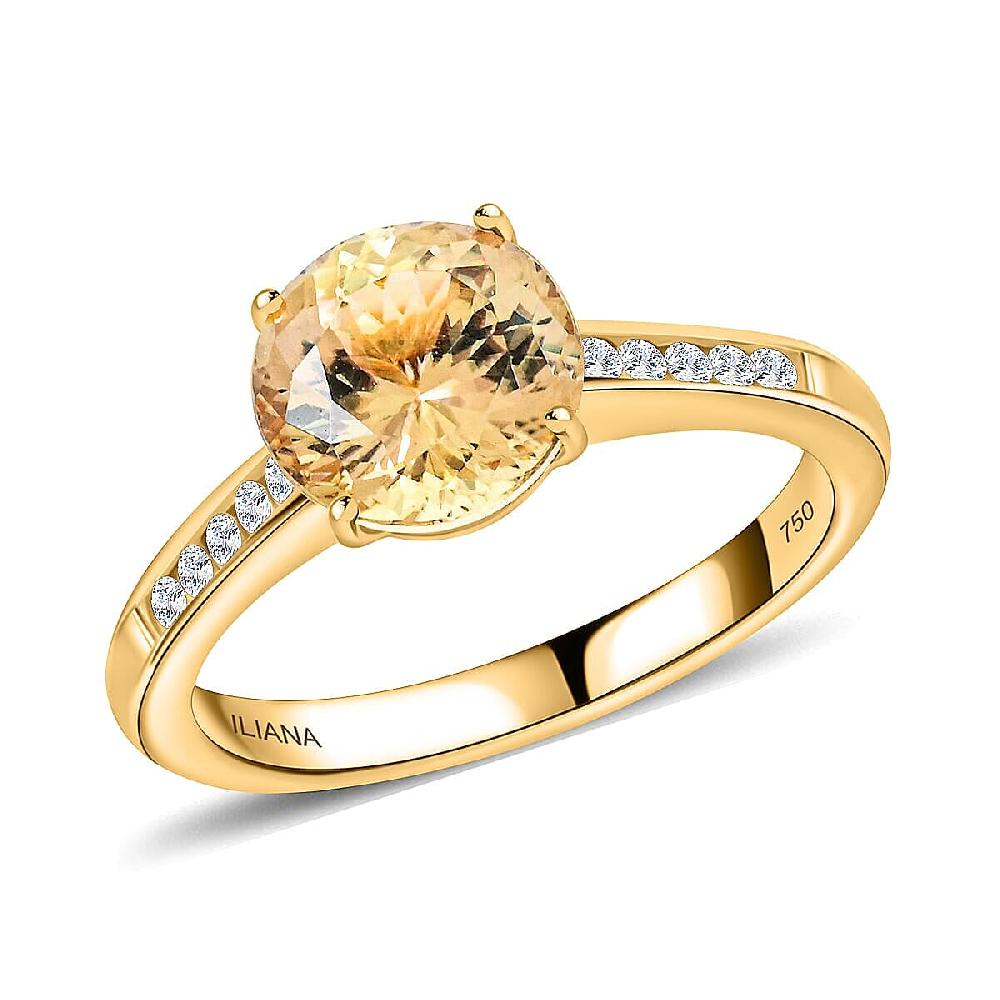 shop lc Iliana AAA Turkizite Diamond (G-H SI) Ring in 18K Yellow Gold 2.40 ctw