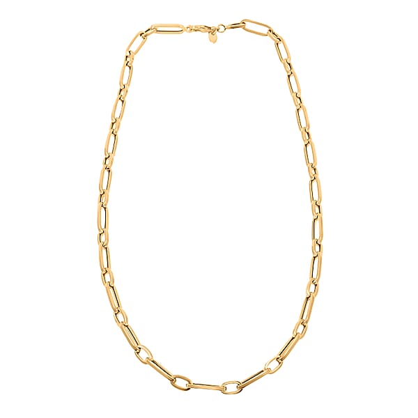 Shop Lc Italian 14K Yellow Gold 5mm Paperclip Necklace (18 Inches) (8.00 G)