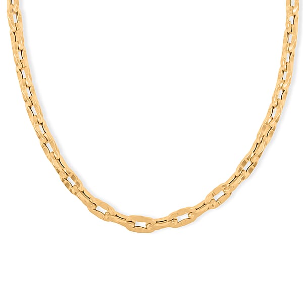 Shop Lc Italian 5.7mm Grande Luce Oro Chain Necklace In 10K Yellow Gold 8.43 Grams 20 Inches