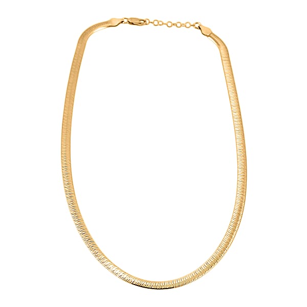 Shop Lc Italian Chain Necklace In 14K Yellow Gold Over Sterling Silver 12.87 Grams 18 Inches
