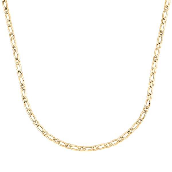 Shop Lc Italian Cuban Link Chain Necklace In 14K Yellow Gold Over Sterling Silver 5.70 Grams 24 Inches