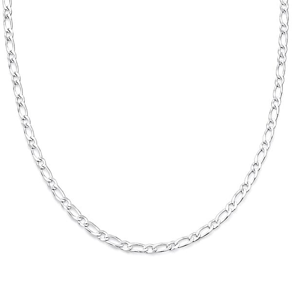 Shop Lc Italian Cuban Link Chain Necklace In Sterling Silver 5.70 Grams 24 Inches