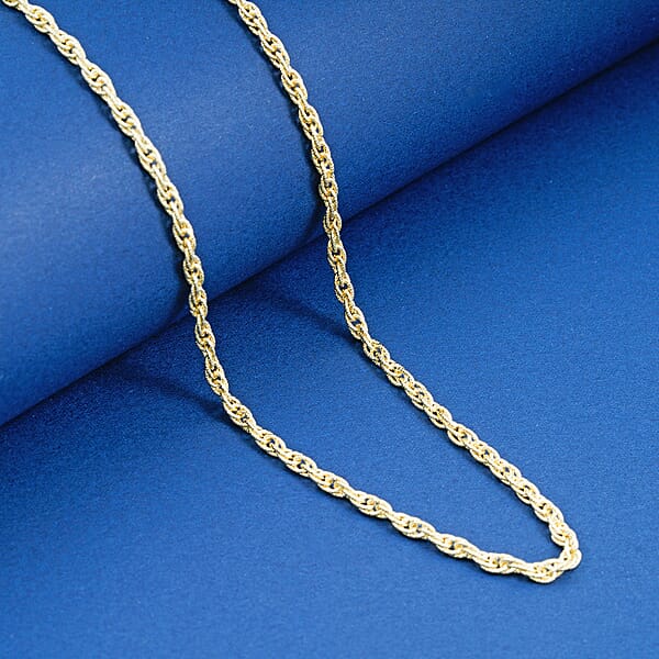 Shop Lc Italian Fancy Link Chain Necklace In 14K Yellow Gold Over Sterling Silver 10.08 Grams 20 Inches