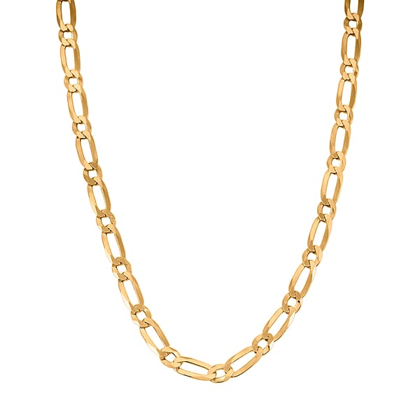 Shop Lc Italian Link Chain Necklace In 14K Yellow Gold Over Sterling Silver 11.30 Grams 24 Inches