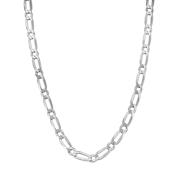 Shop Lc Italian Link Chain Necklace In Sterling Silver 10.50 Grams 24 Inches