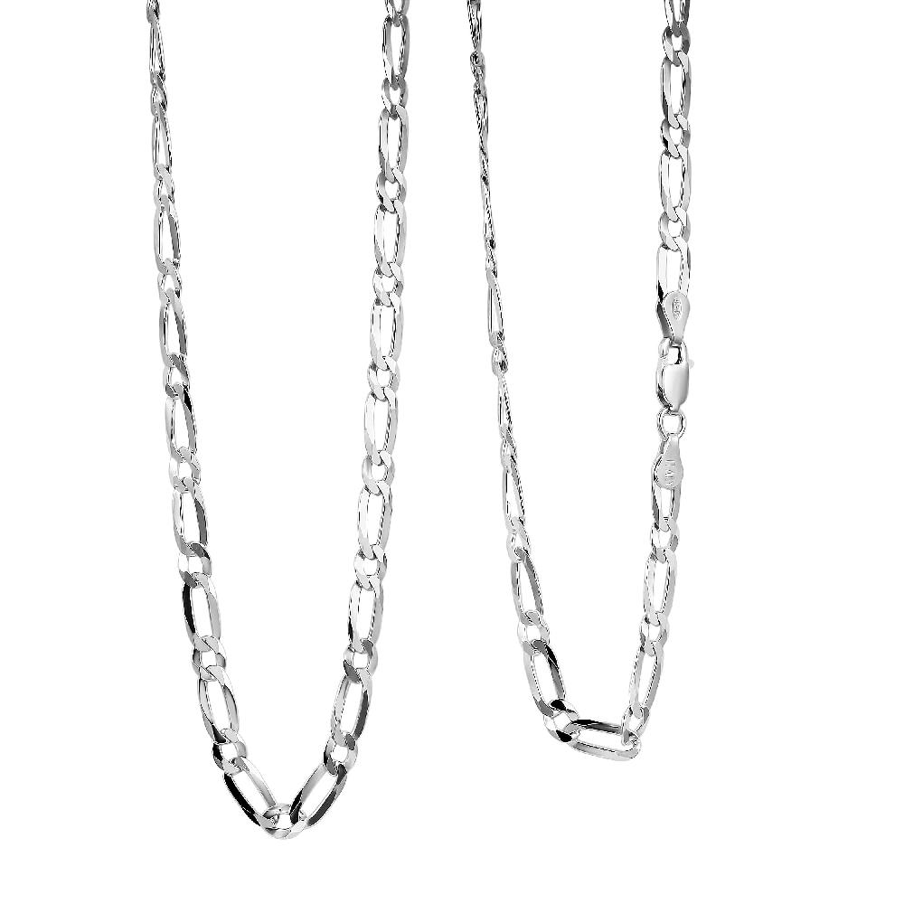 shop lc Italian Link Chain Necklace in Sterling Silver 10.50 Grams 24 Inches