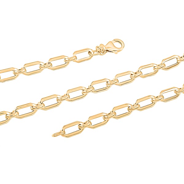 Shop Lc Italian Octagonal Viale Chain Necklace In 10K Yellow Gold 5.50 Grams 20 Inches