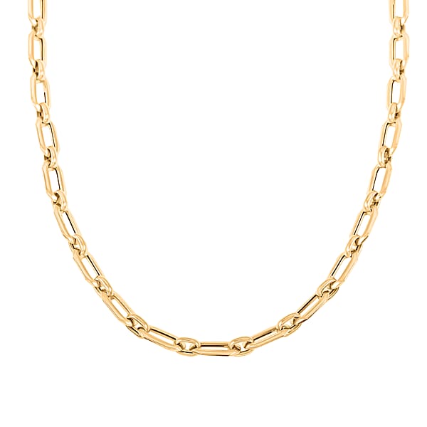 Shop Lc Italian Octagonal Viale Chain Necklace In 10K Yellow Gold 5.50 Grams 20 Inches