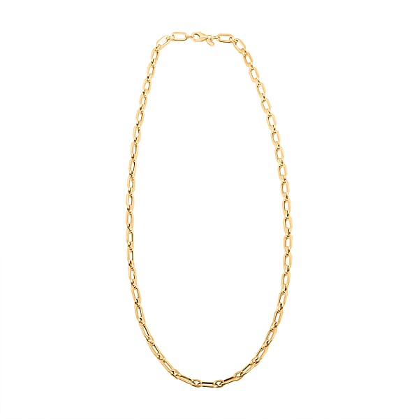 Shop Lc Italian Octagonal Viale Chain Necklace In 10K Yellow Gold 5.50 Grams 20 Inches