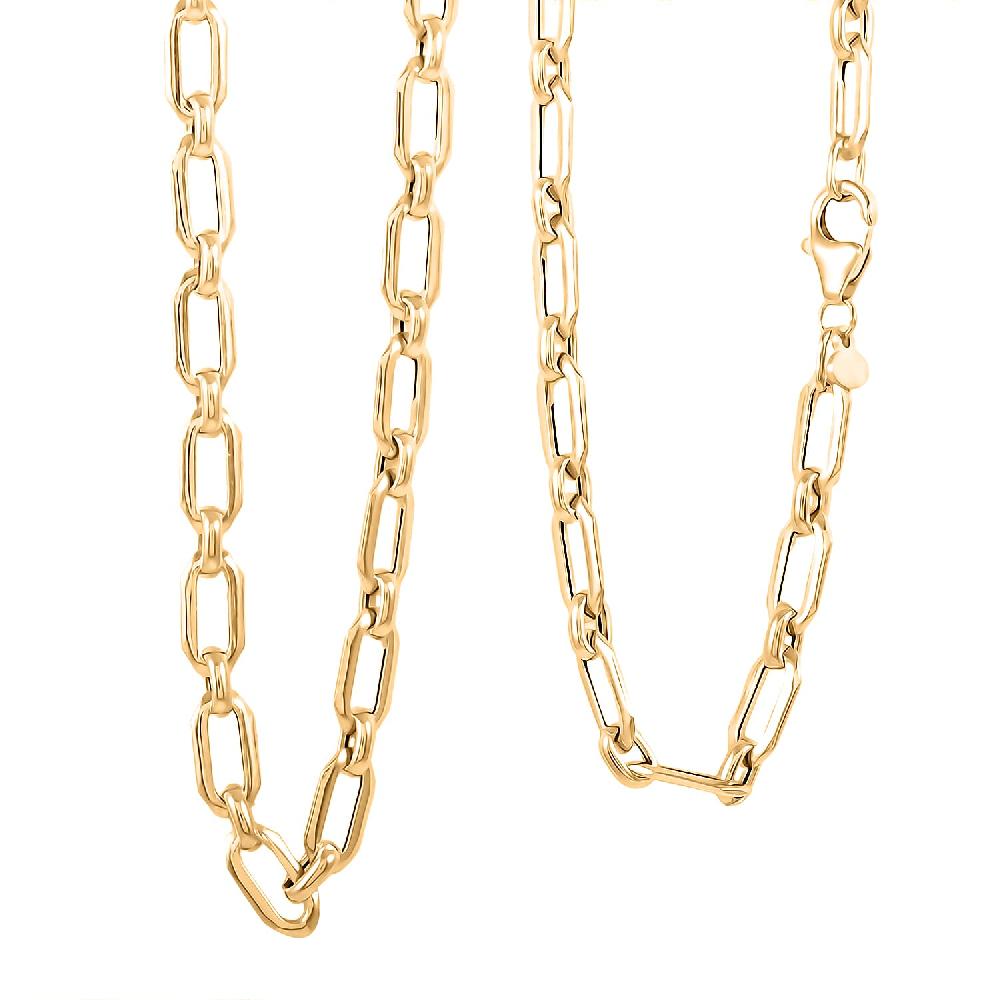 shop lc Italian Octagonal Viale Chain Necklace in 10K Yellow Gold 5.50 Grams 20 Inches