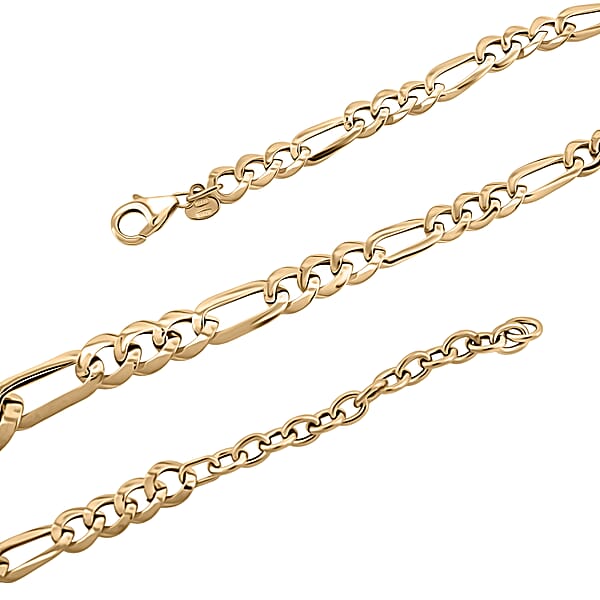 Shop Lc Italian Ponte Vecchio Grumetta Chain Necklace In 10K Yellow Gold 5.90 Grams 18-20 Inches