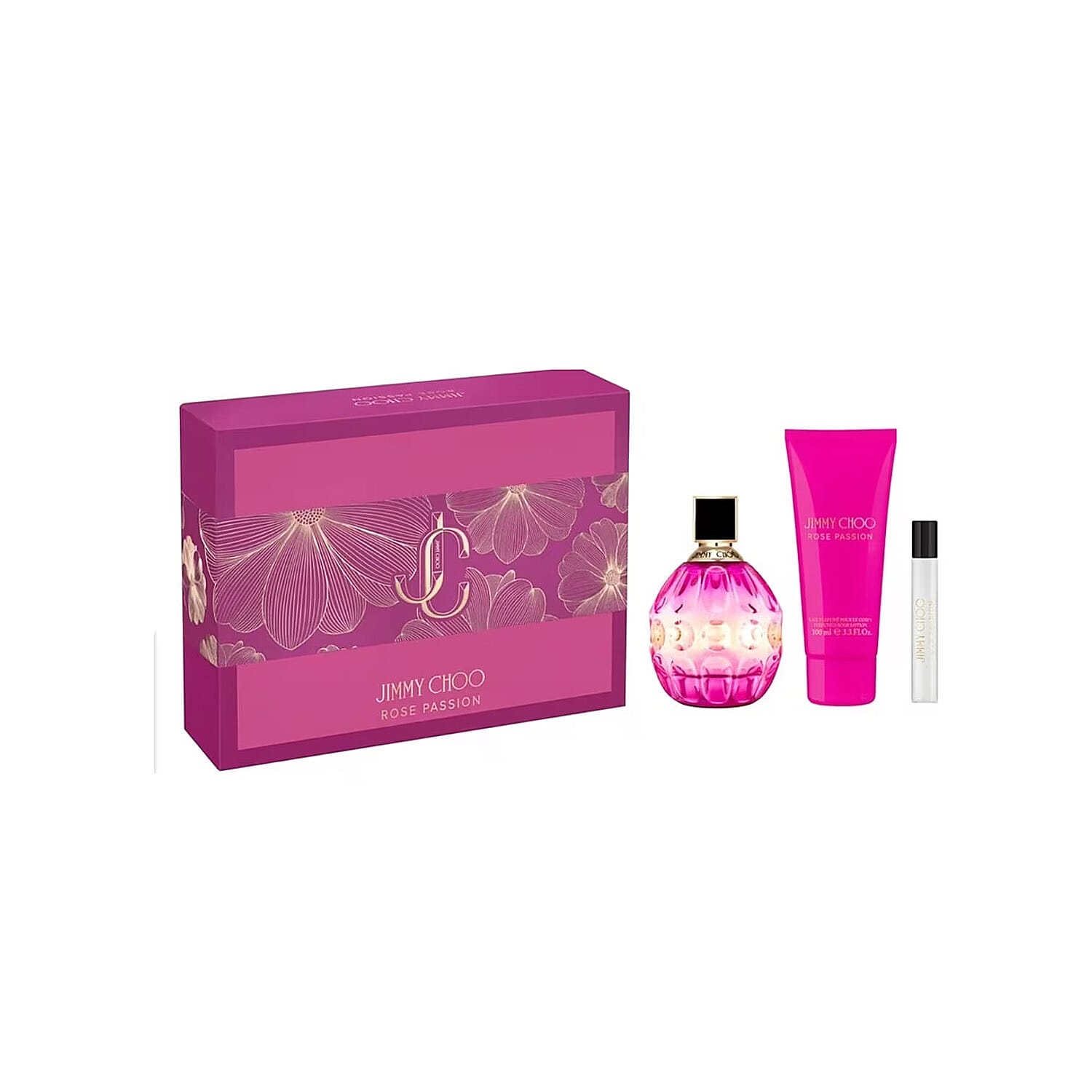 shop lc JIMMY CHOO Rose Passion 2pc Edp Spray and Body Lotion
