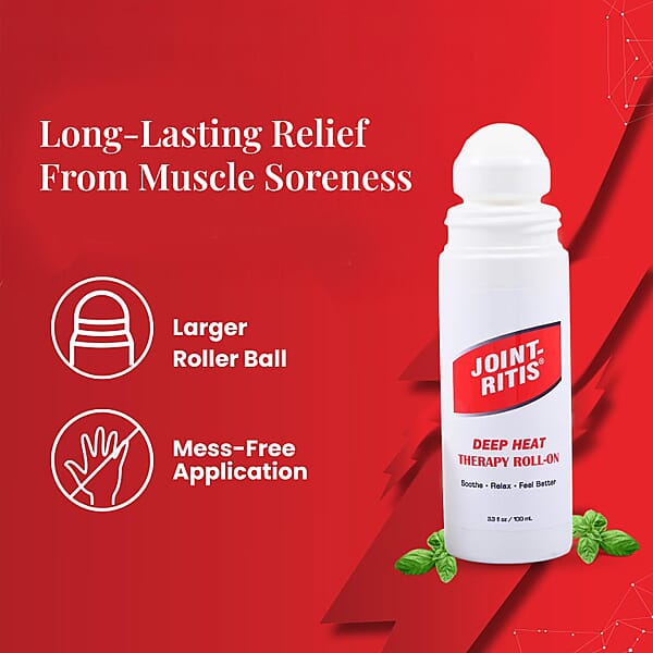 Shop Lc JOINT-RITIS Deep Heat Therapy Roll-On (3.3oz) Made In US (Ships In 5-7 Business Days)