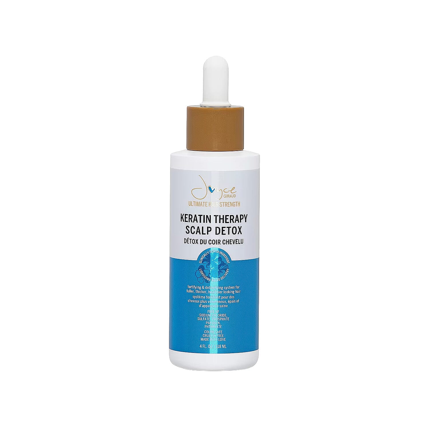 shop lc Joyce Giraud Ultimate Hair Strength Keratin Therapy Scalp Detox (4oz)