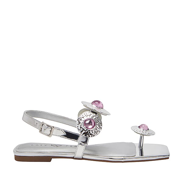 Shop Lc KATY PERRY Silver The Camie Stone Sandal - Size 7