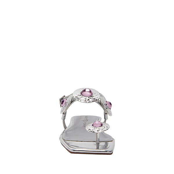 Shop Lc KATY PERRY Silver The Camie Stone Sandal - Size 7