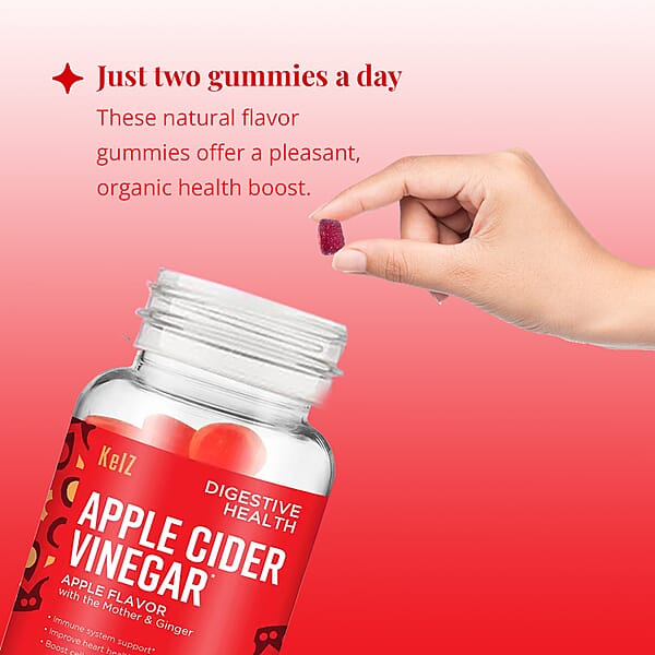 Shop Lc Kelz Apple Cider Vinegar Digestive Health Supplement (Mother & Ginger Extract) 60 Gummies