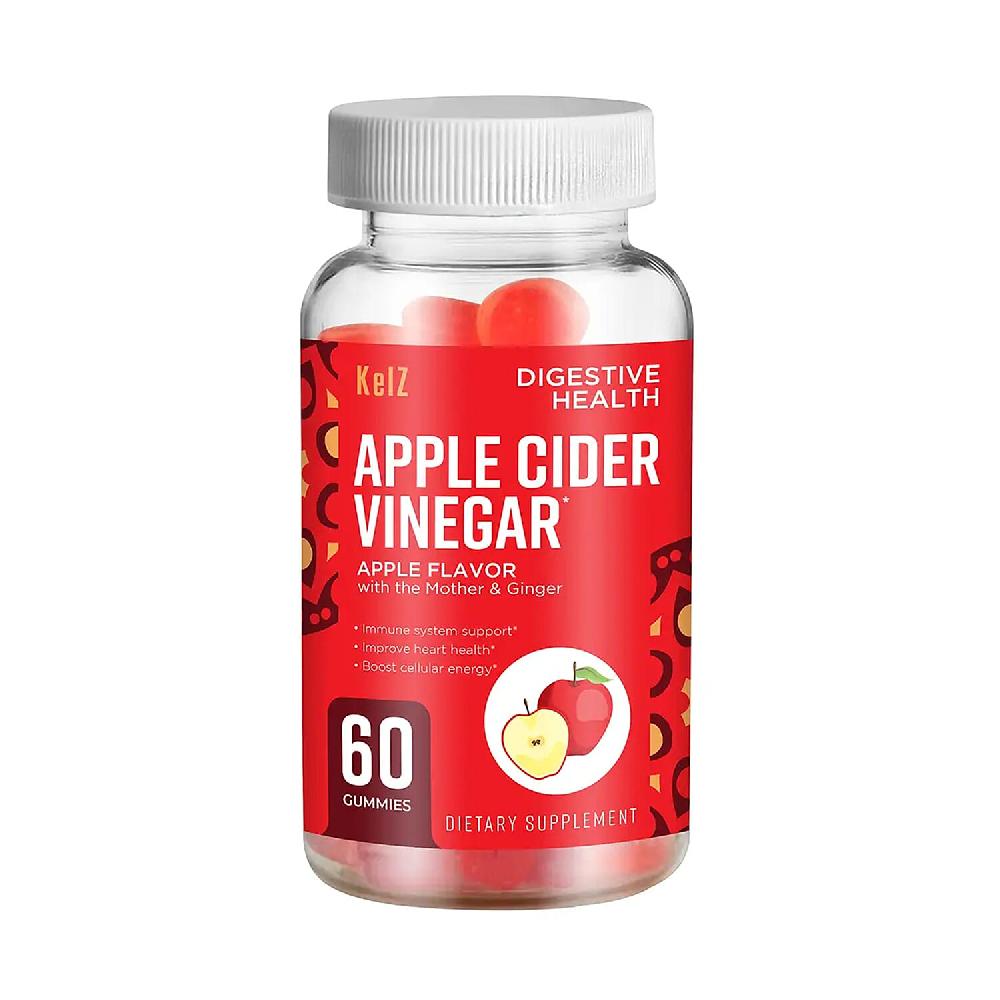 shop lc Kelz Apple Cider Vinegar Digestive Health Supplement (Mother & Ginger Extract) 60 Gummies