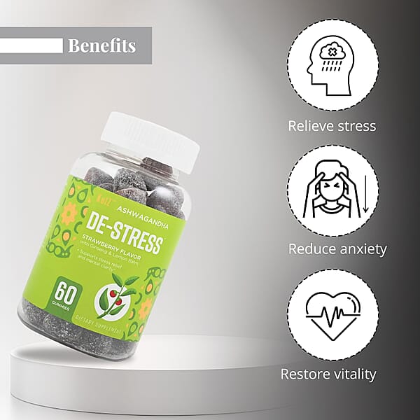 Shop Lc Kelz Ashwagandha De-Stress Supplement (Strawberry Flavor) 60 Gummies