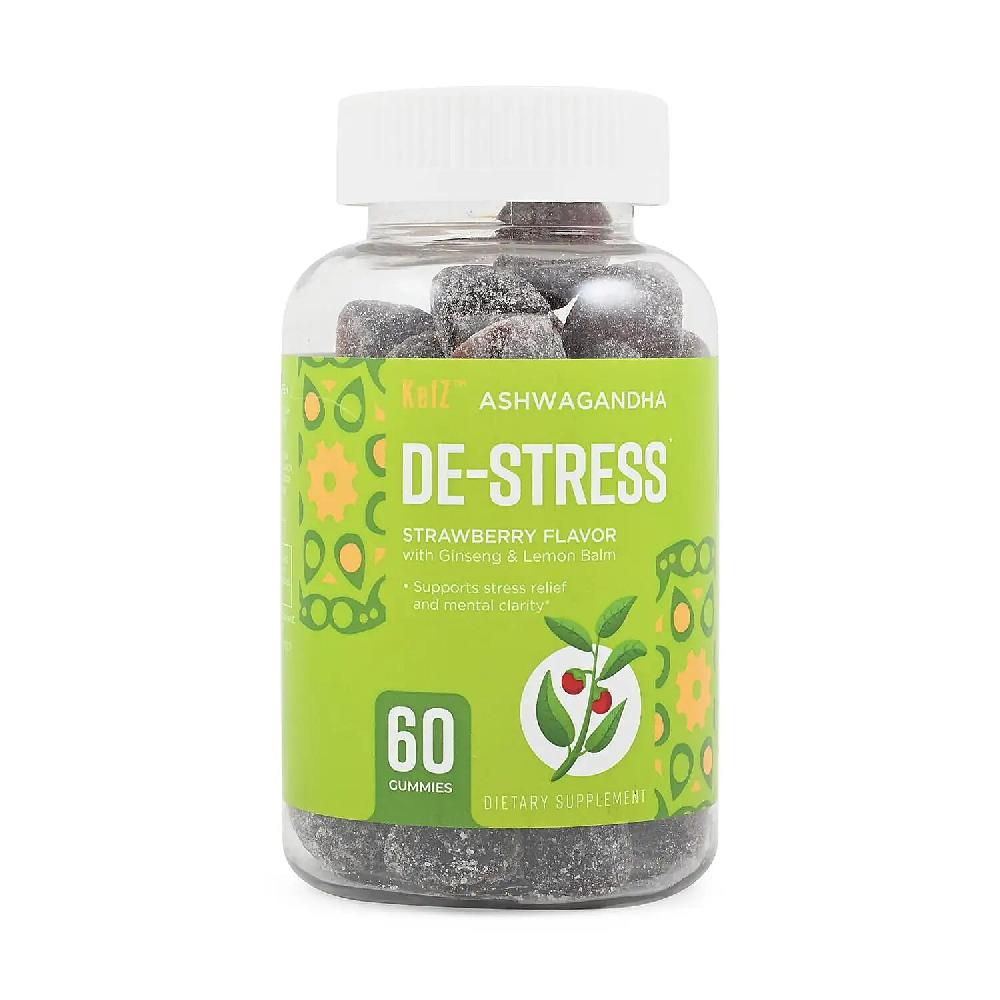 shop lc Kelz Ashwagandha De-Stress Supplement (Strawberry Flavor) 60 Gummies