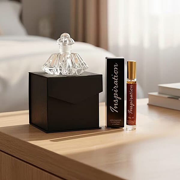 Shop Lc Limited Edition Clinical Results Crystal Decanter & The Lab Direct Inspiration No. V (Inspired By Chanel No. 5) 2 Pc Set (Ships In 5-7 Days)