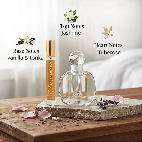 Shop Lc Limited Edition Clinical Results Crystal Decanter & The Lab Direct Inspiration Golden Bloom(inspired By J'Adore Dior) 2pc Set (Ships In 5-7 Days)