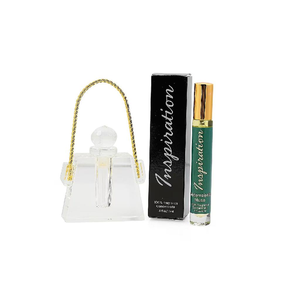 shop lc Limited Edition Clinical Results Crystal Decanter & The Lab Direct Inspiration Mademoiselle Muse (Inspired by Chanel Coco Mademoiselle) 2pc set (Ships in 5-7 Days)