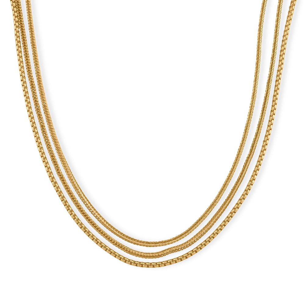 shop lc Link Chain Necklace in Goldtone 20-22 Inches