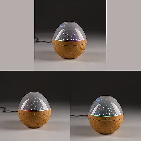 Shop Lc Livemore Aroma Diffuser With Colorful Light Changing And 5 Essential Oil (300ml)