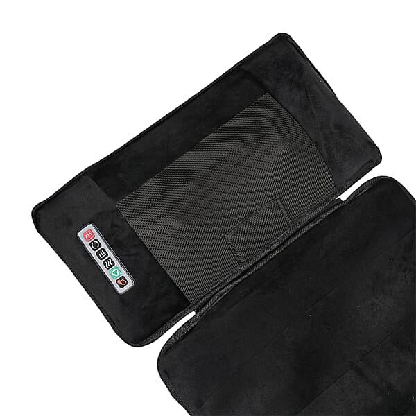 Shop Lc Livmore 3Pcs Set - Black Faux Leather Massage Mat With 20 Kneading Massage Heads And 2 Working Modes