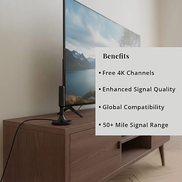 Shop Lc Livmore 4K Digital HDTV Antenna (Support - 4K 1080P VHF UHF TV Channels)