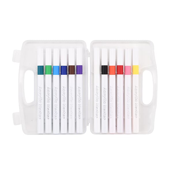 Shop Lc Livmore 5pcs Set Animal Theme Canvas Board With 12pcs Acrylic Markers