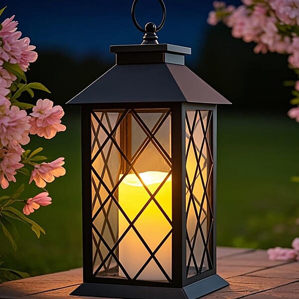 Shop Lc Livmore Black Compact LED Lantern (3x1.5V AAA Batteries Not Included)