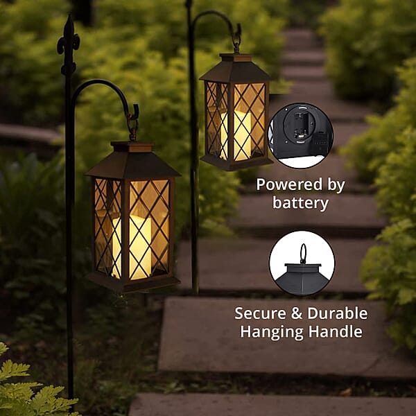 Shop Lc Livmore Black Compact LED Lantern (3x1.5V AAA Batteries Not Included)