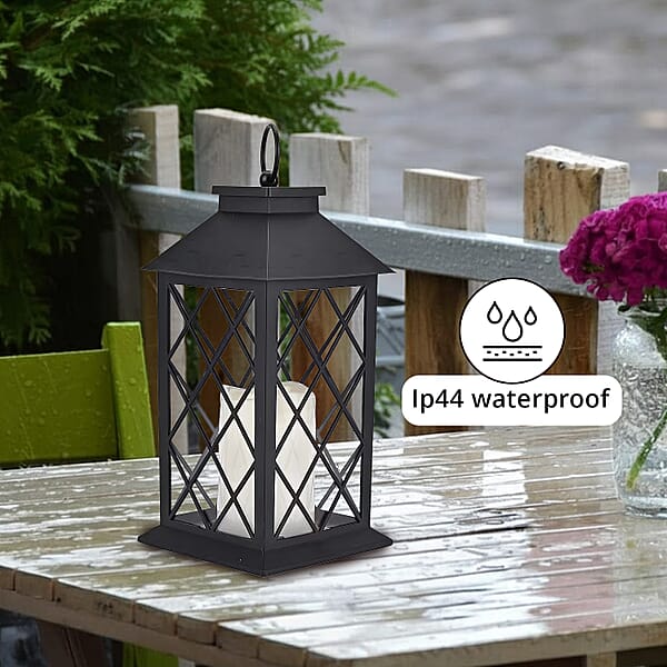 Shop Lc Livmore Black Compact LED Lantern (3x1.5V AAA Batteries Not Included)
