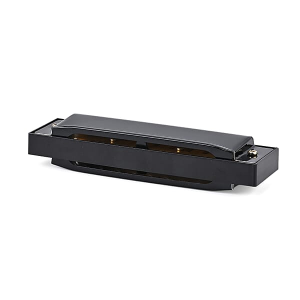 Shop Lc Livmore Black Harmonica With Aluminum Shell
