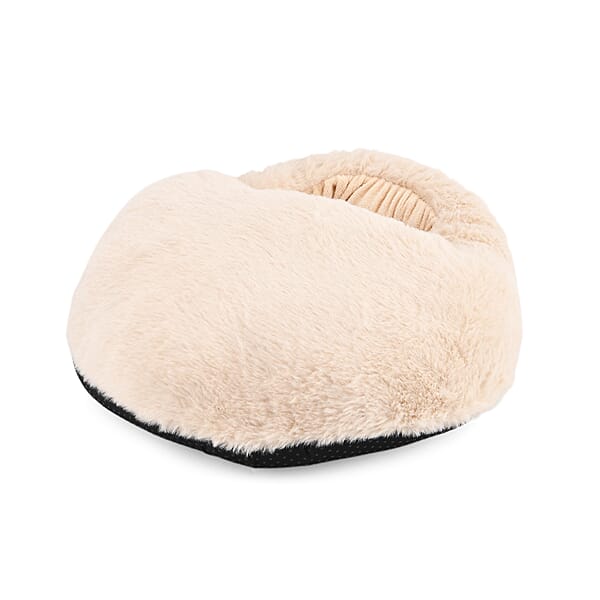 Shop Lc Livmore Cream Heated Plush Foot Massage Warmer