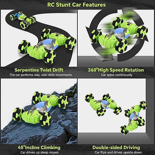 Shop Lc Livmore Green 40MHz Light Drift Double-Sided Vehicle Toy